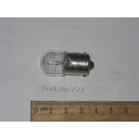 Лампа накаливания 24В 10Вт Е22 1-конт. (упак.20шт)